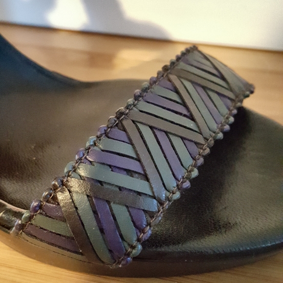 Double Strap Chunky Heel Platform Sandals - Picture 6 of 12